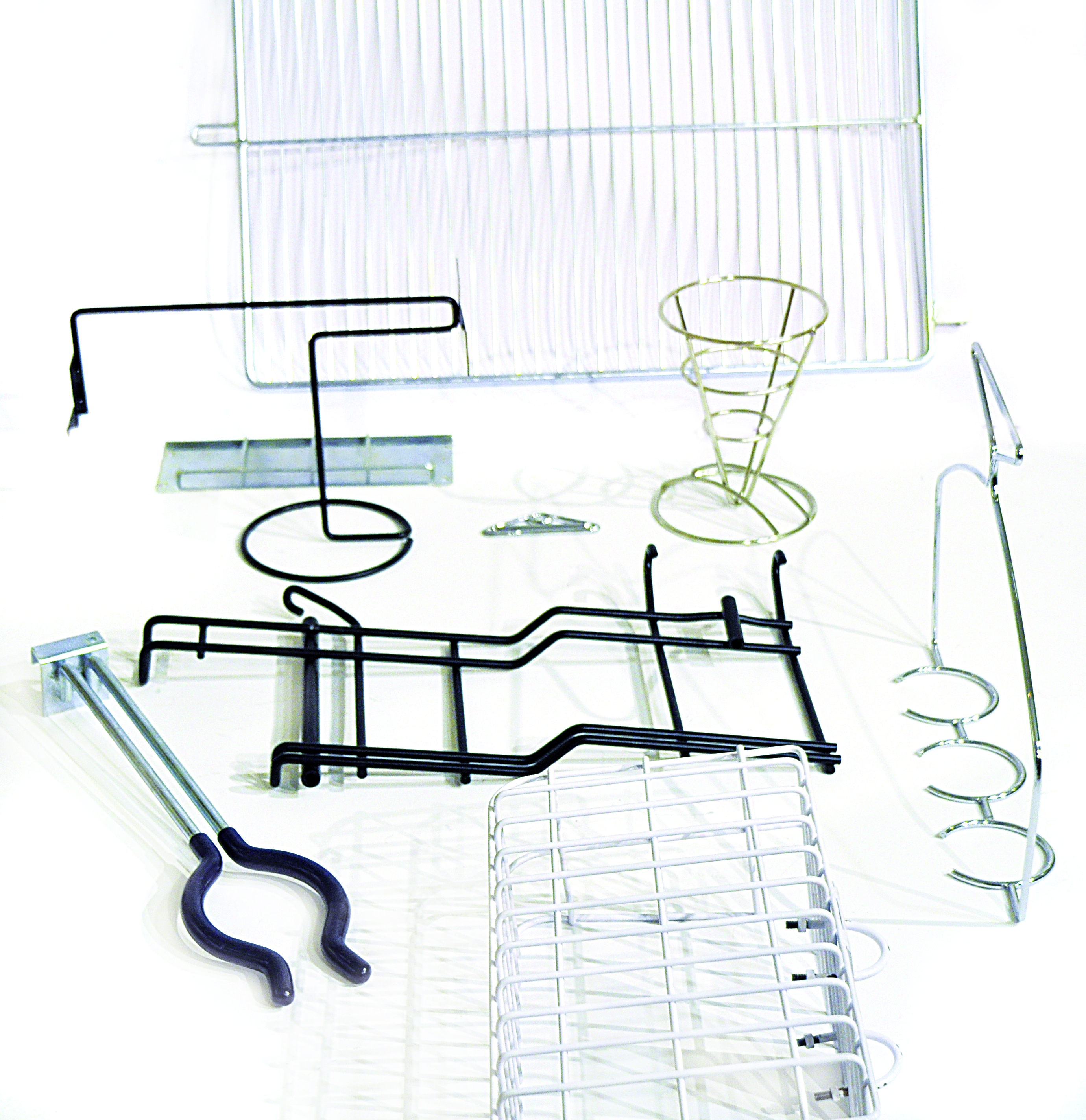 Grilles et paniers en fil métallique